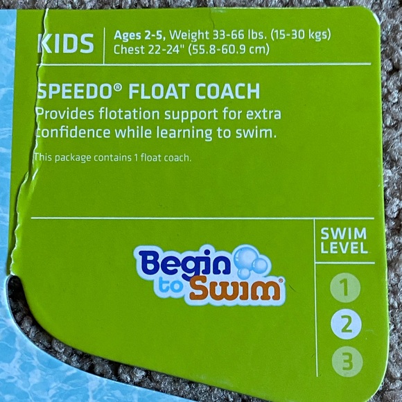 Speedo begin to swim float coach floatation device for toddlers age 2-5 🛟 - Picture 8 of 15